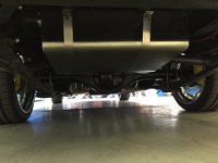125  Back on all fours; just need shocks. Nice new tank.