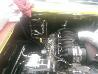 83  Working on the cold air intake and MAF.